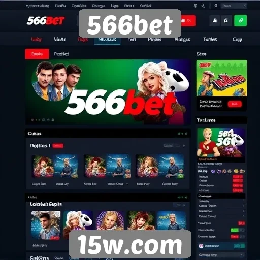 Interface do usuário do site 566bet é amigável